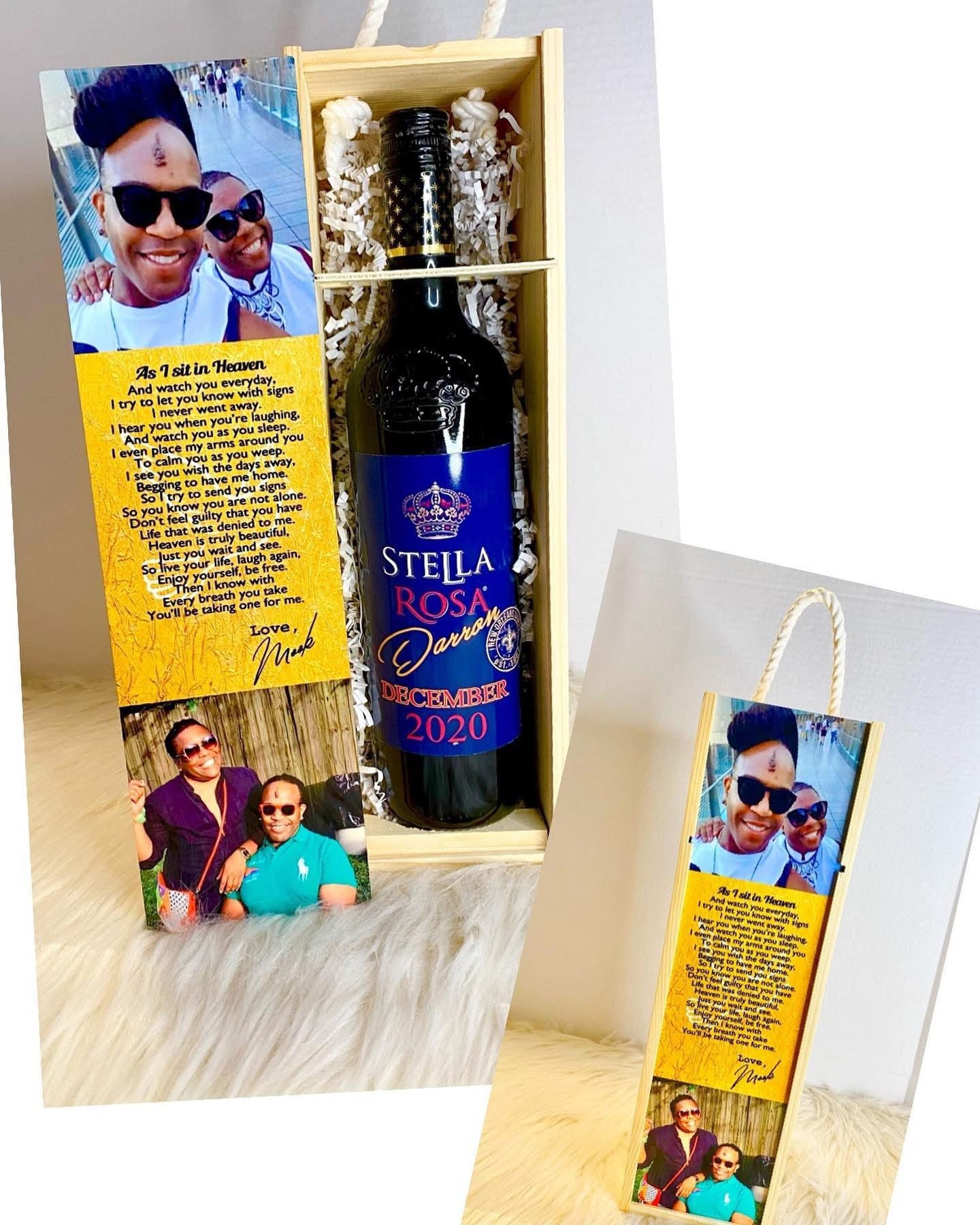 Custom Wine Box with Custom Bottle Labels